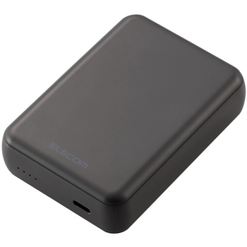 モバイルバッテリー 10000mAh 大容量 軽量 小型 15W 入出力(USB Type-C×1) C-Cケーブル付属 充電器 エレコム