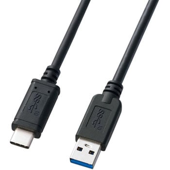 KU31-CA10 USB3.1 Gen2 TypeC - A ケーブル サンワサプライ ブラック色
