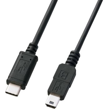 USB2.0 TypeC - miniB ケーブル サンワサプライ USBケーブル 【通販