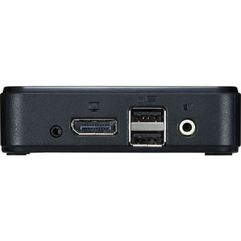 SW-KVM2WDPU DisplayPort対応手元スイッチ付きパソコン自動切替器(2:1