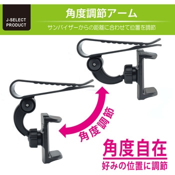 サンバイザースマホクリップ タイムリー