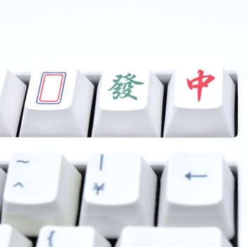 麻雀牌柄キートップ タイムリー