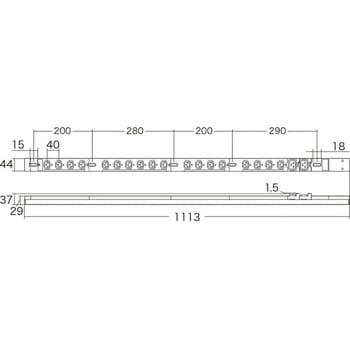 19インチサーバーラック用コンセント 200V(20A) サンワサプライ