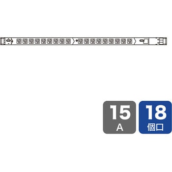19インチサーバーラック用コンセント(15A) サンワサプライ