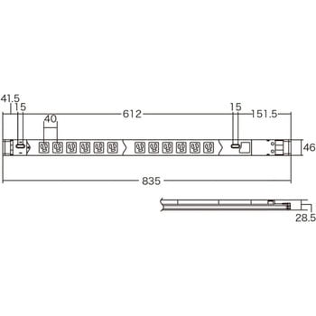 19インチサーバーラック用コンセント(20A) サンワサプライ