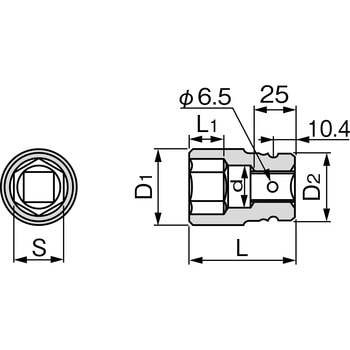 インパクト用ソケット TONE トネ (前田金属工業)