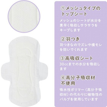 吸水パンティライナー オーガニックコットン100% NaturaMoon