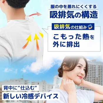 冷却プレートで背中スッキリ涼しい「セナクールPlus」 サンコー