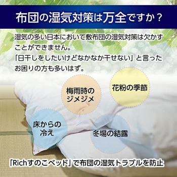 Richすのこベッド プラスチック(ベッドフレーム、ジョイント、連結) サンユー印刷