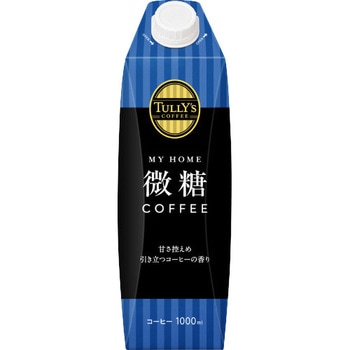 紙タリーズ微糖屋根型キャップ付き1L 伊藤園