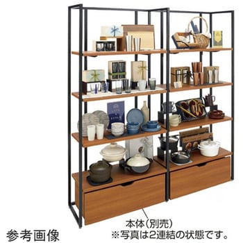 UR壁面タイプ W90cm【ブラック枠】 アズワン