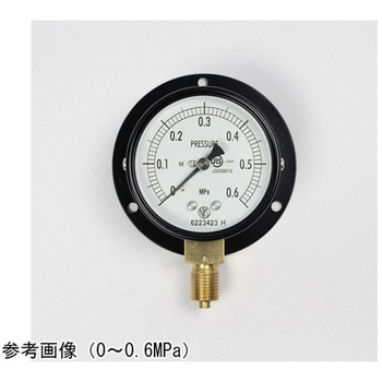 普通形圧力計(Φ60)立形B枠 蒸気用 AA10-221シリーズ 長野計器