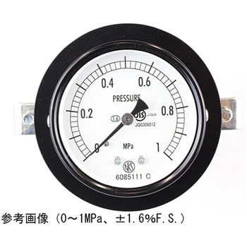 普通形圧力計(Φ60)埋込形D枠(取付金具) AA15-121シリーズ 長野計器