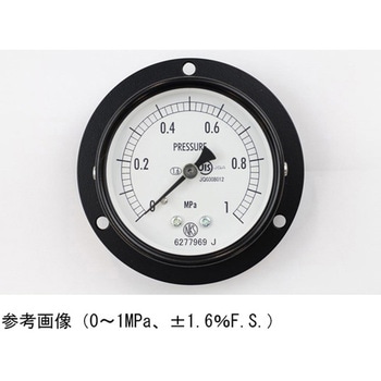 普通形圧力計(Φ60)埋込形D枠(取付穴) AA15-271シリーズ 長野計器