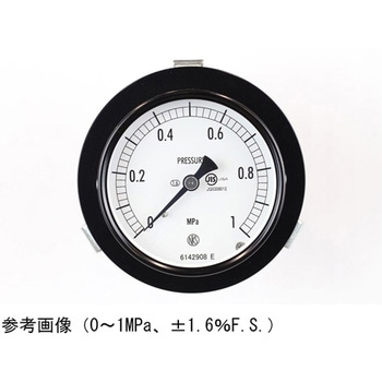 普通形圧力計(Φ75)埋込形D枠(取付金具) AC15-131シリーズ 長野計器
