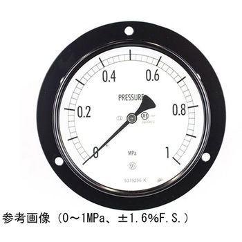 普通形圧力計(Φ100)埋込形D枠(取付穴) AE15-243シリーズ 長野計器