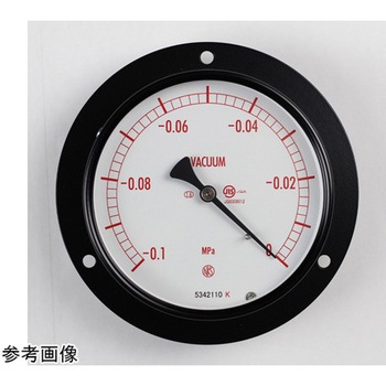 普通形圧力計(Φ100)埋込形D枠(取付穴) AE15-281シリーズ 長野計器