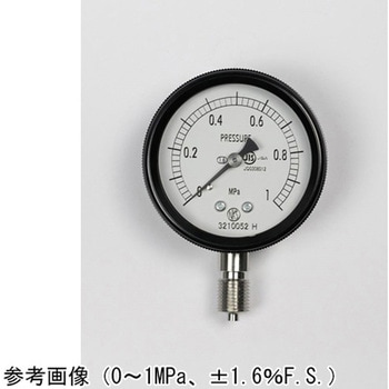 密閉型圧力計(60Φ)立形A枠 BA10-123シリーズ 長野計器