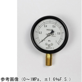 密閉型圧力計(60Φ)立形A枠 BA10-171シリーズ 長野計器