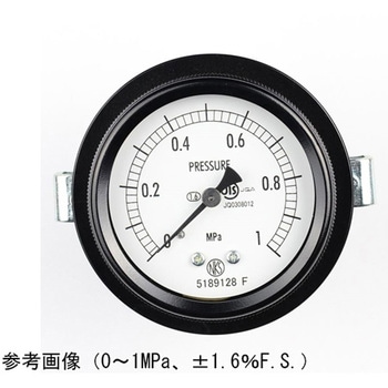 密閉型圧力計(60Φ)埋込形D枠(取付金具) BA15-121シリーズ 長野計器
