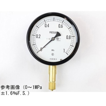 密閉型圧力計(100Φ)立形A枠 耐振用 BE12-131シリーズ 長野計器