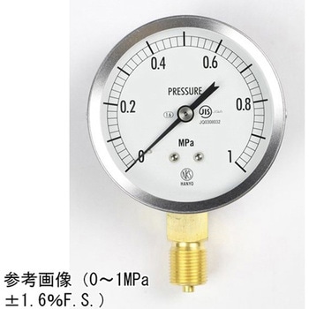 汎用型圧力計(75Φ)立形A枠 GS51-131シリーズ 長野計器