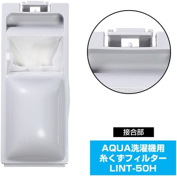 糸くずフィルター アクア洗濯機用 LINT-50 / ハイアール洗濯機用 JW-RFG50AD 兼用 ELPA