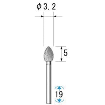 電着ダイヤモンドバー NSK(ナカニシ)