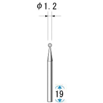電着ダイヤモンドバー NSK(ナカニシ)