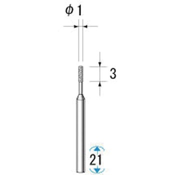電着ダイヤモンドバー NSK(ナカニシ)