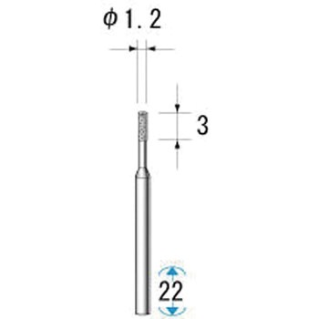 電着ダイヤモンドバー NSK(ナカニシ)