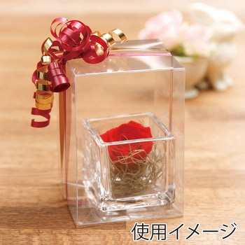 006850001 クリアボックス(ワンタッチ組立式) HEIKO 69439250