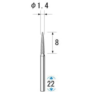 電着ダイヤモンドバー NSK(ナカニシ)