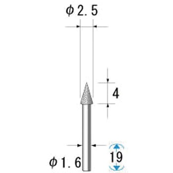 電着ダイヤモンドバー NSK(ナカニシ)