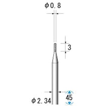 電着ダイヤモンドバー NSK(ナカニシ)