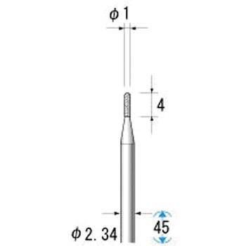 電着ダイヤモンドバー NSK(ナカニシ)