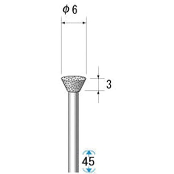 電着ダイヤモンドバー NSK(ナカニシ)