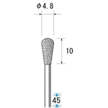電着ダイヤモンドバー NSK(ナカニシ)