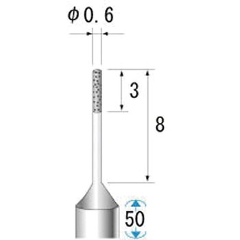 SP電着小径CBNバー NSK(ナカニシ)