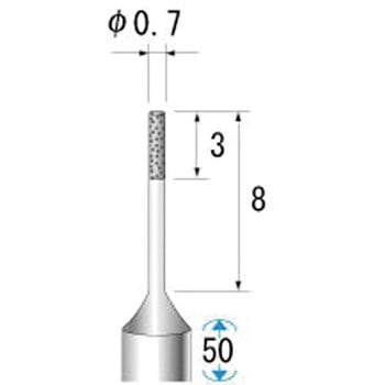 SP電着小径CBNバー NSK(ナカニシ)