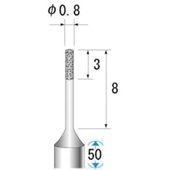 SP電着小径CBNバー NSK(ナカニシ)