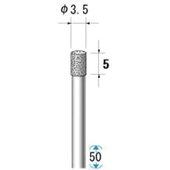 電着ダイヤモンドバー NSK(ナカニシ)