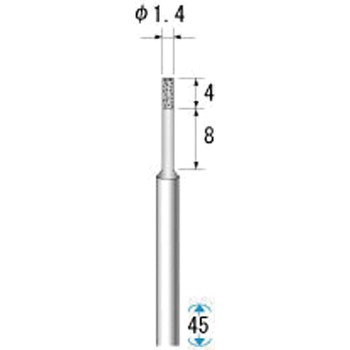 超硬軸電着ダイヤモンド NSK(ナカニシ)