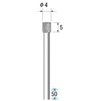 超硬軸電着ダイヤモンド NSK(ナカニシ)