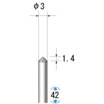 12423 CBN電着バー NSK(ナカニシ) 69442293