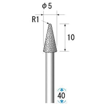 12474 CBN電着バー NSK(ナカニシ) 69442345