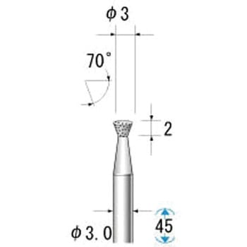 12513 CBN電着バー NSK(ナカニシ) 69442406