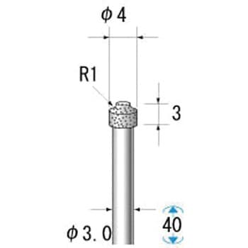 12524 CBN電着バー NSK(ナカニシ) 69442433