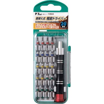 差替え式精密ドライバー組 P.Tool