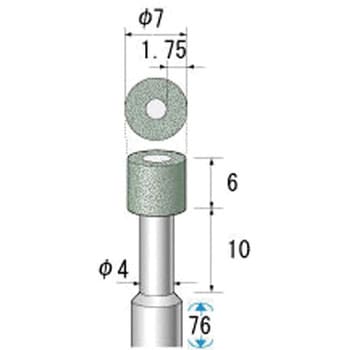 14835 ビトリファイドダイヤバー NSK(ナカニシ) 69445398